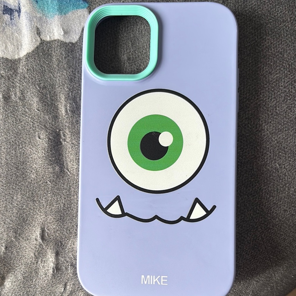 Purple and Green iPhone 11 phone Case.